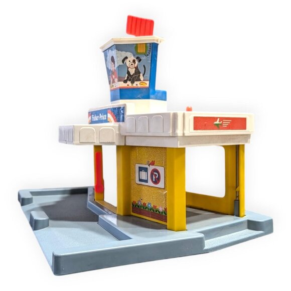 Vintage 1980 Fisher Price Little People Airport - Picture 9 of 9